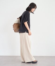 Green Parks 袖ドロストシアー裏毛ドッキングプルオーバー