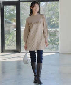 Tiaclasse 【裏起毛・洗える】マシュマロタッチデニムパンツ