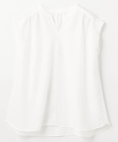 ANY ギャザーショートスリーブブラウス