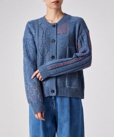 Paul Smith パッチワーク カーディガン