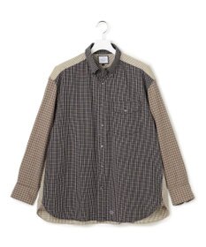 J.PRESS YORK STREET 【UNISEX】ミニチェック クレイジーパターンシャツ