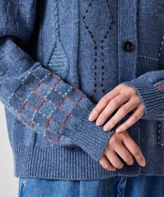 Paul Smith パッチワーク カーディガン