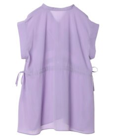 Green Parks ウエストドロストフレンチスリーブチュニック