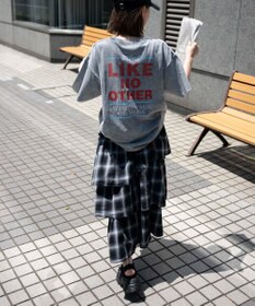 WEGO 【綿100%】ヴィンテージウォッシュグラフィックTシャツ