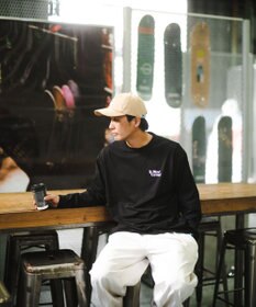 SHARE PARK MENS 【UVケア・吸水速乾・ストレッチ・軽量 】バックプリントTシャツ（L・XLサイズ）