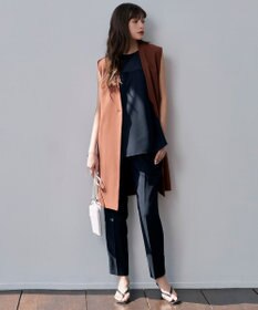 ICB L 【新色追加・接触冷感・UVケア・速乾・洗える】FluidBackSatin ドロストパンツ