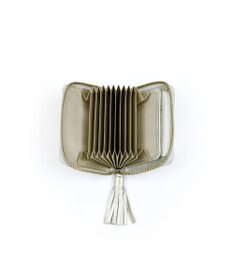 UNBILLION ペルケ perche / ドット型押し・ジャバラカードウォレット