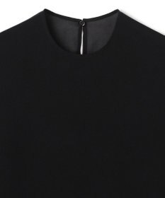 BEIGE， 【洗える】FLEUR / バックシアーノーカラーブラウス