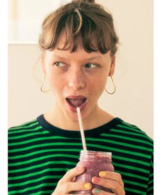 AMERICAN HOLIC 変形メタルフープピアス