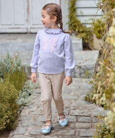 ANY KIDS 首フリルしあわせタッチニット