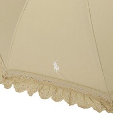 MOONBAT POLO RALPH LAUREN 晴雨兼用 長傘 エンブフリル 日傘 遮光 遮熱 UV