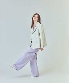 GRACE CONTINENTAL ラムレザーＰコート