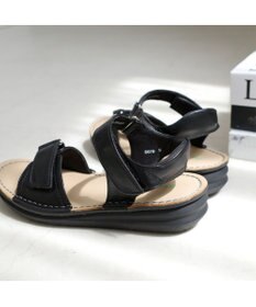 Pointer 本革 甲幅調整 超軽量マジックテープ付きサンダル