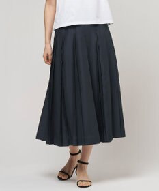 J.PRESS LADIES L エアリースパンボイル プリーツ スカート