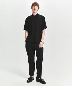 UNFILO MENS リネンライク イージーテーパード