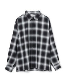 UNFILO MENS 【男女兼用】エアリーシアー オンブレシャツ