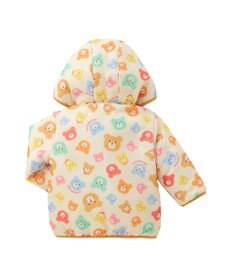 MIKI HOUSE HOT BISCUITS 【80-120cm】 カラフルビーンズ 裏ボアフリース リバーシブル総柄ジャンパー