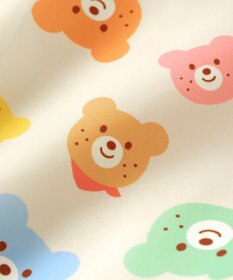 MIKI HOUSE HOT BISCUITS 【80-120cm】 カラフルビーンズ 裏ボアフリース リバーシブル総柄ジャンパー