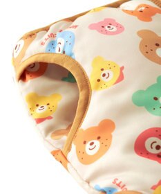 MIKI HOUSE HOT BISCUITS 【80-120cm】 カラフルビーンズ 裏ボアフリース リバーシブル総柄ジャンパー