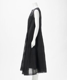 23区 【エステータ】シャドーチェック アシンメトリー ワンピース