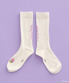 earth music&ecology 【予約】Disney/アソート刺繍入り靴下