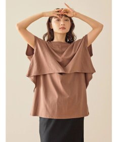 AMERICAN HOLIC レイヤードフレンチスリーブカットチュニック