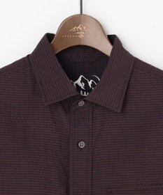 JOSEPH ABBOUD MOUNTAIN 【日本素材/軽量/オーガニックコットンブレンド】チェックコンビ アウトドア シャツ