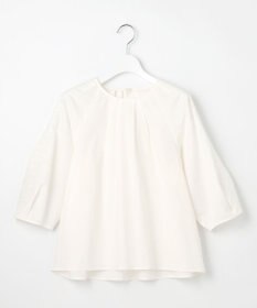 自由区 S 【洗える】エンブロイダリーブロードプルオーバー ブラウス