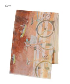 MOONBAT ハナト (Hanato) シルクコットンストール レイクサイド 197cm×70cm