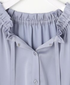 ANY SIS 【前後着用可能】ギャザーネック ブラウス