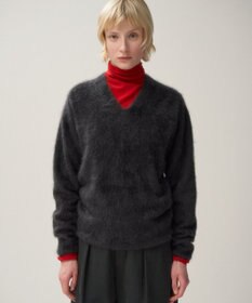 ATON ROYAL CASHMERE FUR | Ｖネックセーター