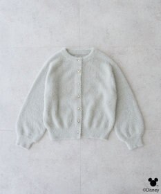 earth music&ecology 【予約】Disney/ポイントミッキーラメシャギーカーデ