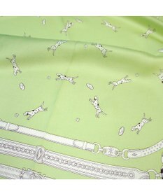 Marca 【Marcaオリジナル】ドッグ 小判 シルクツイル スカーフ