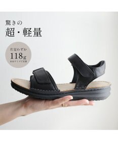 Pointer 本革 甲幅調整 超軽量マジックテープ付きサンダル