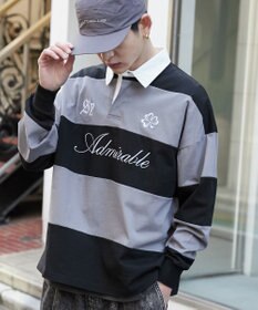 WEGO グラフィックラガーシャツ