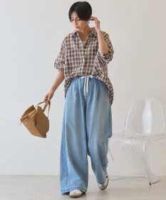 AMERICAN HOLIC シアーチェックシャツ