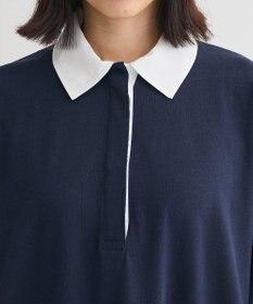 Green Parks ラガーシャツワンピース