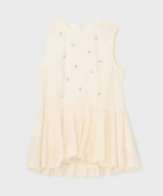 GRACE CONTINENTAL バルーンチュールトップ