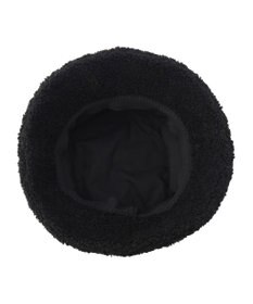 MOONBAT PAUL & JOE ACCESSOIRES 【サイズ調整可】バケットハット ボア ねこ刺繍ワッペン ヌネットモチーフ