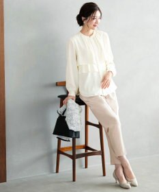 ANY SIS S 【セットアップ対応】セレモニーダブルクロス テーパードパンツ