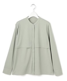 ICB 【洗える】イージージョーゼット バンドカラーカットソー