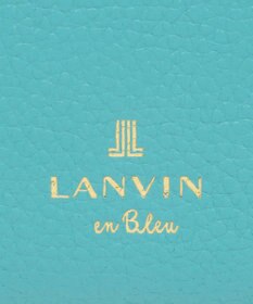 LANVIN en Bleu リュバン コンパクト二つ折り財布