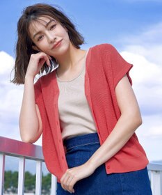 Tiaclasse 【洗える】リネンタッチカーディガン