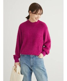 Green Parks フェザーモックネックニットプルオーバー