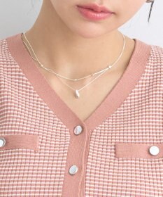 earth music&ecology マイクロボーダーＶネックコンパクトカーディガン