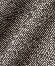 ANY 【ウエストゴム】ループツイードヘリンボーンフレアスカート