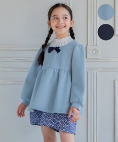 組曲 KIDS 【110-140㎝】ボウタイリボン トップス