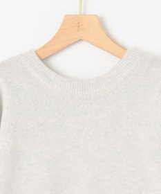 組曲 【8色展開・前後着用可】ウールカシミヤミックス パフスリーブ ニット