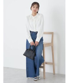 earth music&ecology ２ｗａｙレース衿ブラウス