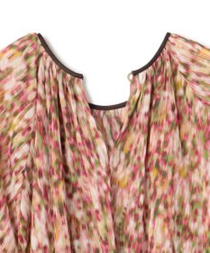 BEIGE， 【洗える】BORONIA / フラワーシフォンブラウス